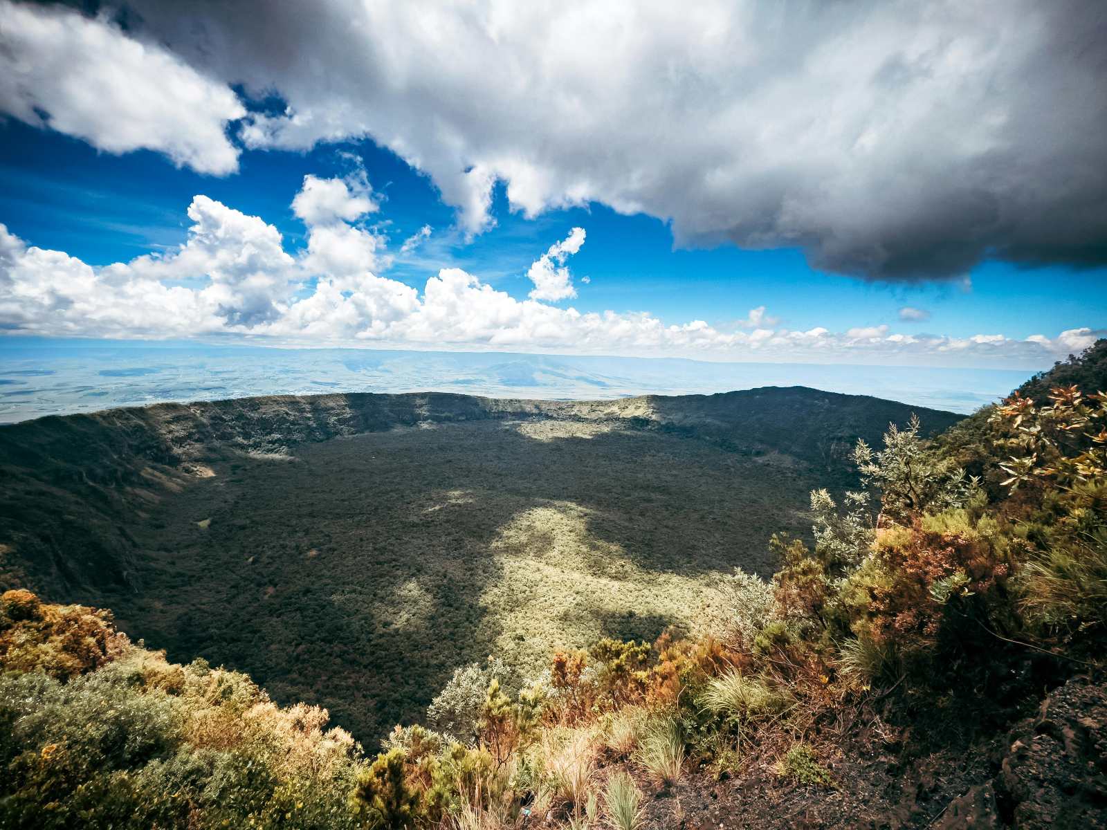 Mt. Longonot, which is near hells gate