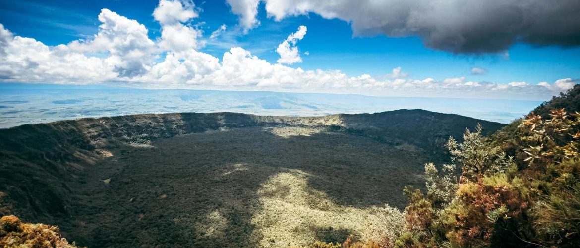 Mt. Longonot, which is near hells gate